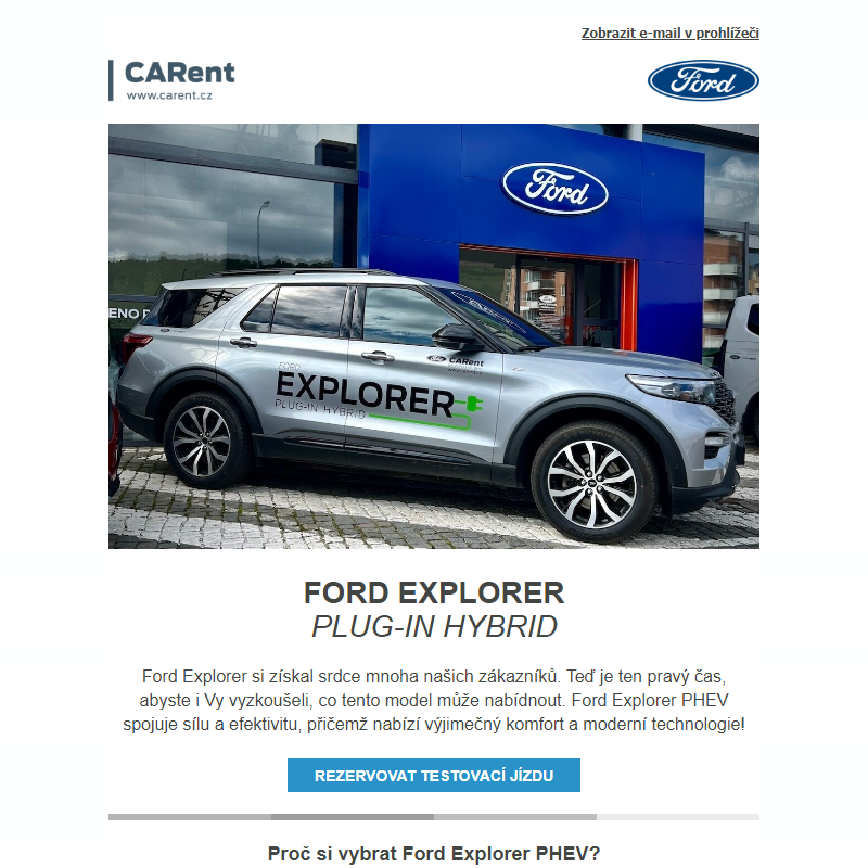 Ford Explorer: síla a efektivita v jednom!