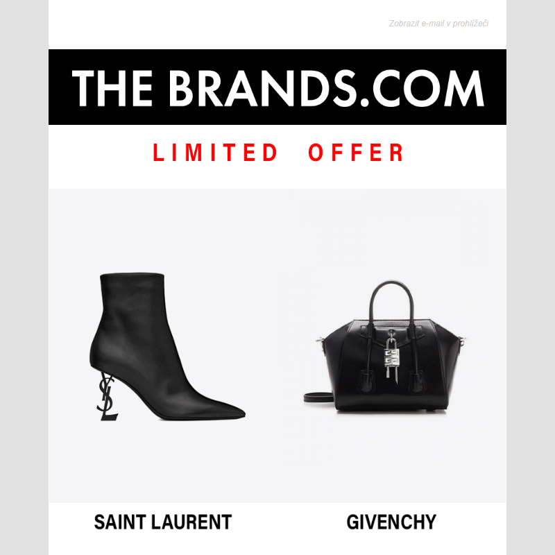 LAST CALL l GIVENCHY & SAINT LAURENT - EXTRA 20 % v sekci SALE