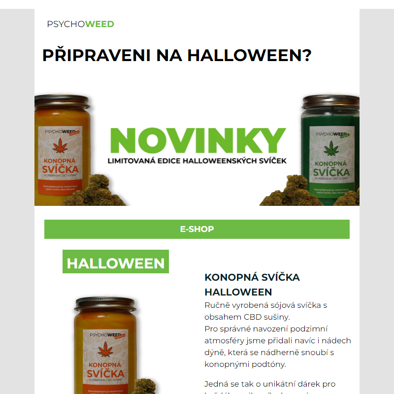 PŘIPRAVENI NA HALLOWEEN?