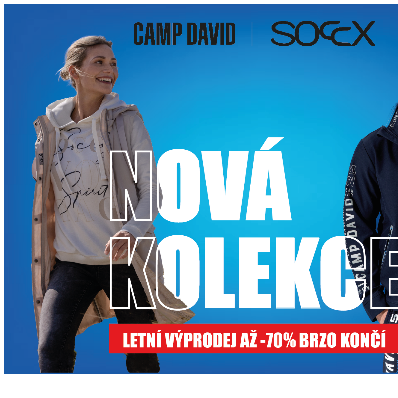 !!! NOVÁ KOLEKCE značky Camp David & Soccx právě dorazila !!! A POZOR... letní výprodej již brzo končí !!!