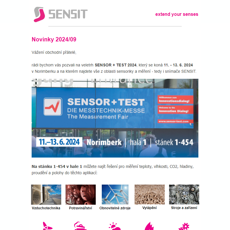 SENSIT - Pozvánka na SENSOR + TEST 2024