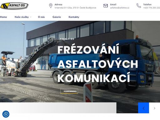 práce s vůní asfaltu