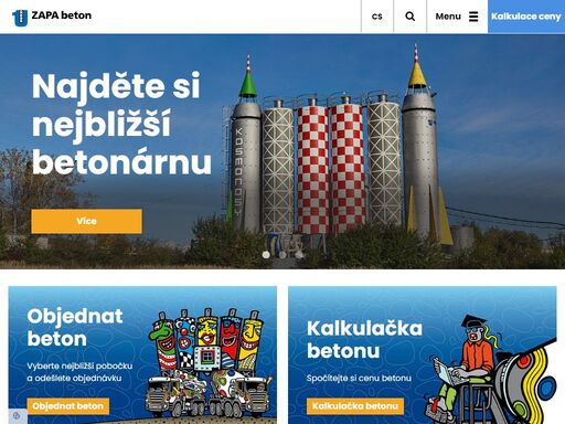 výroba, doprava a ukládání betonu.