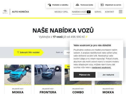 auto horečka - autorizovaný dealer a servis značek opel a swm motors. 