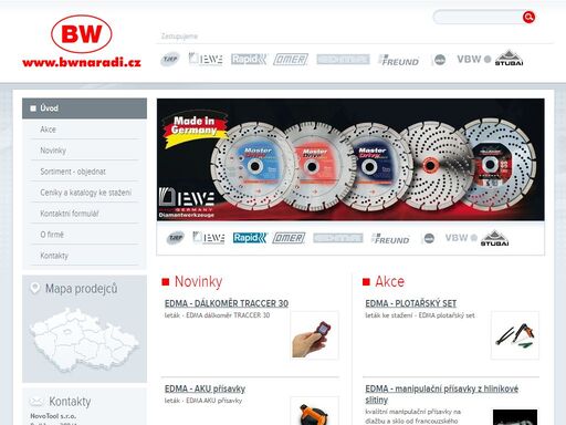 dovozce nářadí tjep, diewe, rapid, omer, edma, freund, stubai, buschmann tools, vbw