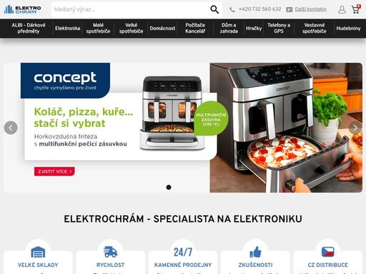 elmont-ch planeo trutnov, máme v nabídce široký sortiment od audio - video, televizí přes domácí spotřebiče, domácnost tak i zahradní techniku.