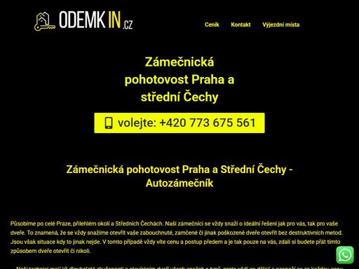 rychlá zámečnická pohotovost praha a střední čechy. otevřeme vaše zablokované dveře rychle, bez poškození a autozámečník je kdispozici 24/7.