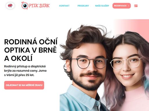 vítejte na oficiálních stránkách optik dirk. jsme rodinná oční optika působící v brně a boskovicích. nabízíme kvalitní brýle za velmi přijatelné ceny. navštivte nás, jsme oční optika dirk brno.