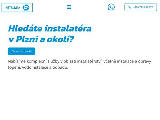 instalmax s.r.o. - instalatér plzeň. nabízíme komplexní služby v oblasti instalatérství, včetně instalace a opravy topení, vodoinstalace a odpadu.