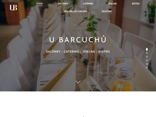 u barcuchů ve zlíně - denní menu zlín (bistro - jídelna - catering - salónky) - svatby, hostiny, rauty, oslavy