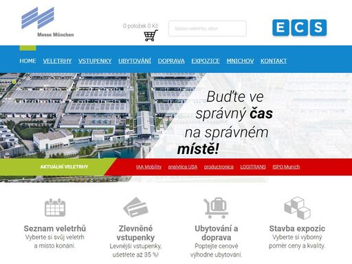 oficiální zástupce veletržní správy messe münchen int. pro čr a sr. dále spolupracujeme s veletržní správou ghm mnichov, hungexpo budapest a veletrhem spielwarenmesse.
