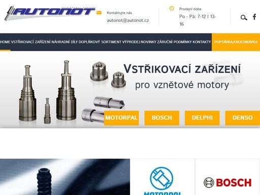 hledáte vstřikovací zařízení pro vznětové motory? nabízíme produkty značek motorpal, bosch, delphi nebo denso. kontaktujte nás.