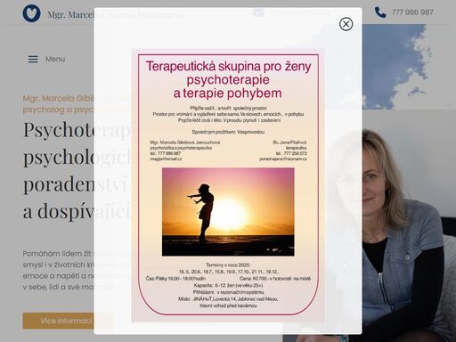 pomáhám lidem žít spokojenější a sebevědomější život. najít smysl i v životních krizích a odvahu k dalším krokům. uvolnit emoce a napětí a načerpat novou energii. získat znovu důvěru v sebe, lidi a své možnosti.