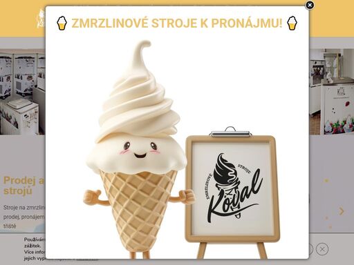 stroj na zmrzlinu s tradicí již od roku 2004 se věnujeme prodeji, pronájmu a servisu strojů na točenou zmrzlinu a výrobníků ledové třiště
