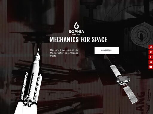design, development & manufacturing of space parts