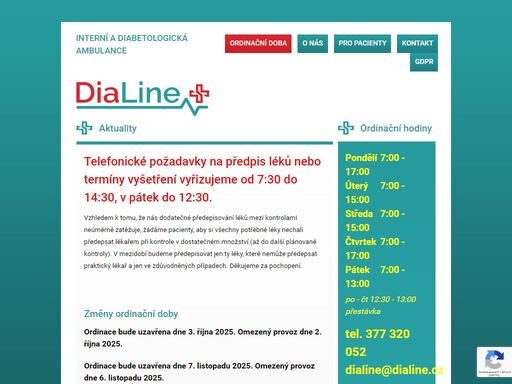 v případě naší nepřítomnosti: při akutních potížích kontaktujte praktického lékaře, pohotovostní službu nebo nejbližší nemocnici.