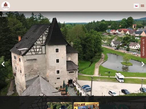 navštivte hrad vildštejn a zažijte spojení historie a komfortu. nabízíme ubytování v historických pokojích, gurmánské akce, degustační balíčky a jedinečné zážitky ve středověkém prostředí. rezervujte si svůj pobyt nebo akci na hradě a užijte si atmosféru minulosti v moderním pojetí!