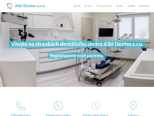 stomatologické centrum albi dentes je moderní a funkční stomatologické centrum v pozořicích u brna. rádi vám nabídneme komplexní stomatologickou péči pro děti i dospělé v přátelské atmosféře.