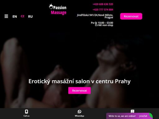 objevte jedinečné erotické masáže v praze pro muže s passion massage. dopřejte si intimní masáž plnou smyslnosti a relaxace. nabízíme profesionální erotické masáže pro muže v praze, nikoli masáže se sexem. rezervujte si svou masáž ještě dnes!