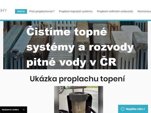 profesionální proplachy podlahového topení a radiátorů. vyřešíme radiátor a podlahové topení, které špatně topí, nebo netopí vůbec. čištěním topné soustavy šetříte náklady na vytápění. provádíme desinfekci rozvodu pitné vody. preventivní údržba topné soustavy, dezinfekce vodovodu