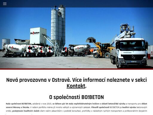 filosofie naší společnosti bo!beton je kvalitní výroba betonu, betonových směsí a poskytování kvalitních služeb všem našim zákazníkům.