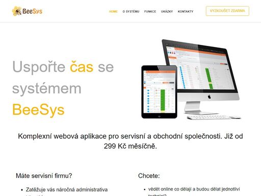beesys je servisní a crm systém, evidence a správa servisních případů, příležitostí, projektů, nabídek, objednávek, adresáře.
