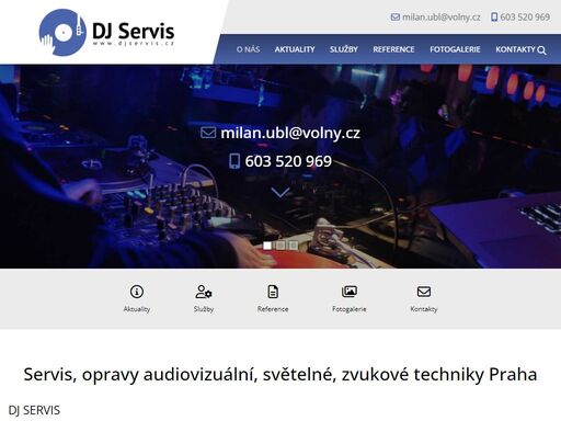 opravy techniky v klubech, restauracích, pronájem ozvučovací, osvětlovací, prezentační techniky praha