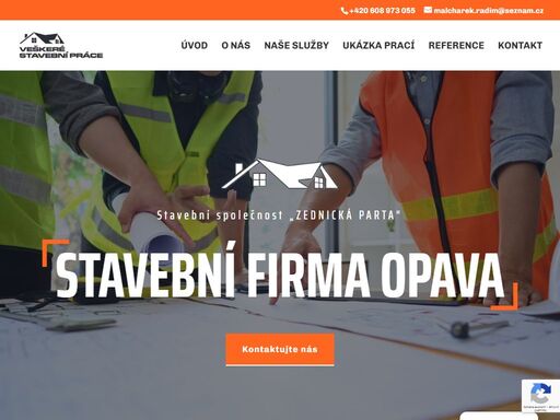 zabýváme se veškerými stavebními pracemi. našim cílem je maximální spokojenost klienta. kontaktujte nás. stavební firma opava.