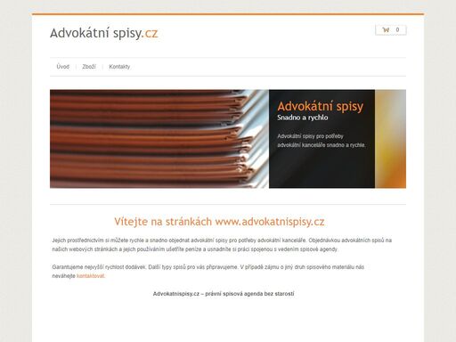 dodáváme advokátní spisy bez chlopní i s chlopněmi pro advokátní kanceláře. advokáti využívající naše advokátní spisy vedou přehlednou spisovou agendu. s námi získáte advokátní spisy snadno a rychle.
