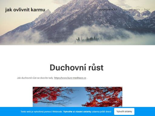 jak duchovně růst se dozvíte tady https://www.kurz-meditace.cz .
