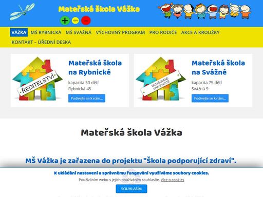 mateřská škola brno vážka  -  nový  lískovec.  mš vážka je zařazena do projektu škola podporující zdraví. 