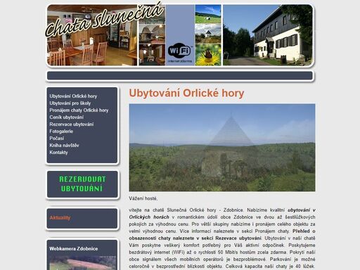 ubytování orlické hory - zdobnice. nabízíme kvalitní ubytování za přijatelnou cenu přímo v srdci orlických hor v romantickém údolí obce zdobnice ve dvou až šestilůžkových pokojích.