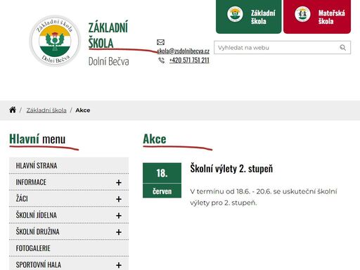 oficiální stránky obce dolní bečva: historie a současnost obce, úřední deska, informace pro občany a turisty.