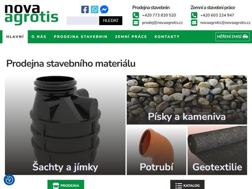 váš spolehlivý partner pro prodej stavebnin i odborné práce. nabízíme nepoužívanější materiály i provedení zemních prací pro výkopové a terénní úpravy.