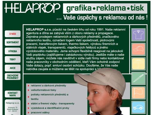 naše reklamní agentura a dílna se zabývá vším z oboru reklamy a propagace. zejména prodejem reklamních a dárkových předmětů, značkového reklamního textilu, označení logem vaší společnosti, plotrovými pracemi, transférovým tiskem, thermo tiskem, výrobou firemních a státních vlajek, trasparentů, vlaječkových řetězců a jiného výzdobového materiálu.