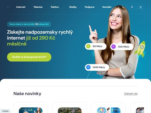 nenechte si utéct nejoblíbenější tarif internetu za 145 kč měsíčně na celý rok. kontaktujte nás pro nejvýhodnější tarif.