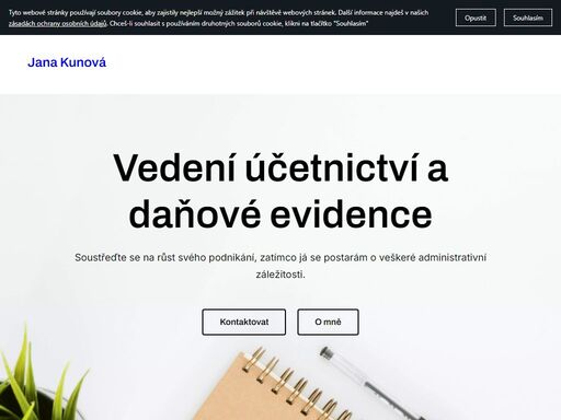 zajišťuji komplexní péči o vaše účetnictví a daňovou agendu.
soustřeďte se na růst svého podnikání, zatímco já se postarám o veškeré administrativní záležitosti. nabízím spolehlivé a profesionální vedení účetnictví, zpracování daňové evidence a další služby, které vám usnadní práci a zajistí soulad s platnou legislativou. s důrazem na detail a individuální přístup.
