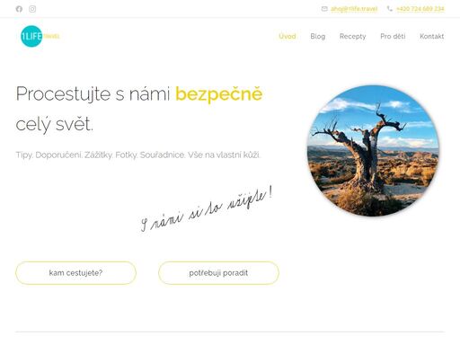 www.1lifetravel.cz