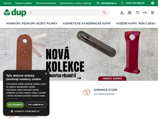 široký výběr kosmetických kufříků, kufrů, aktovek, manikúry a jiných tašek. kvalitní česká výroba z pravé, či syntetické kůže. prohlédněte si naši nabídku!