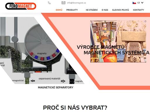 vyrábíme jako jediní ve střední evropě magnety všech typů.