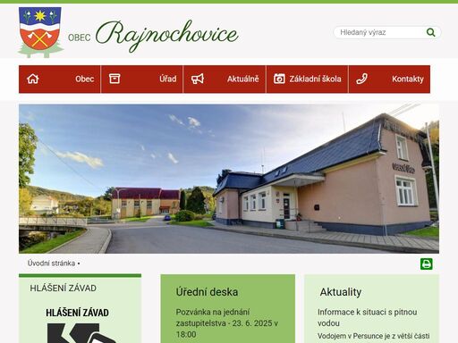oficiální stránky obce rajnochovice