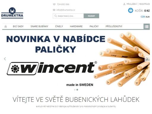 vítejte ve světě bubenických lahůdek. exkluzivně nabízíme bicí nástroje a příslušenství pro maloobchodní prodejce a bubeníky