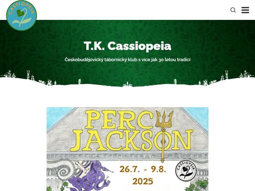 českobudějovický tábornický klub s více jak 30 letou tradicí