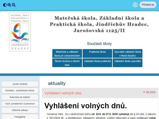 speciální škola jindřichův hradec