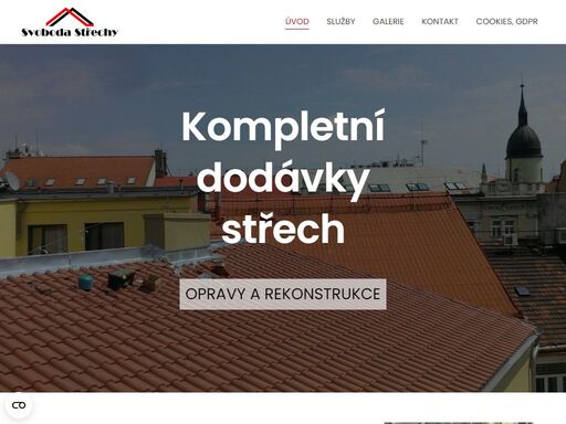 na střechy jsme specialisti již řadu let. zajistíme kompletní dodávku střechy vč. tesařských, klempířských a pokrývačských prací.