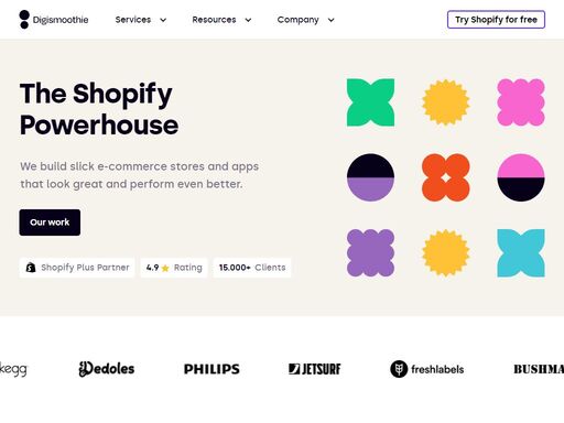 we are a certified shopify plus agency and app developer specializing in e-commerce. trusted by over 15,000 merchants worldwide.
