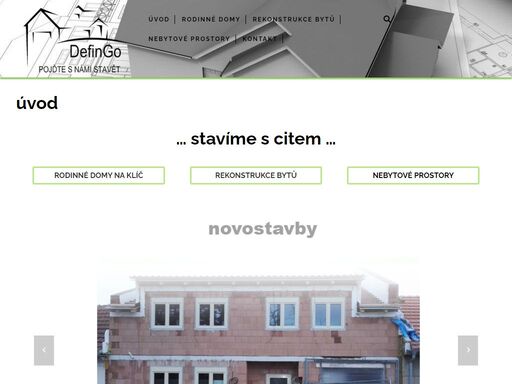 stavební společnosti, která promění vaše představy o bydleni ve skutečnost.