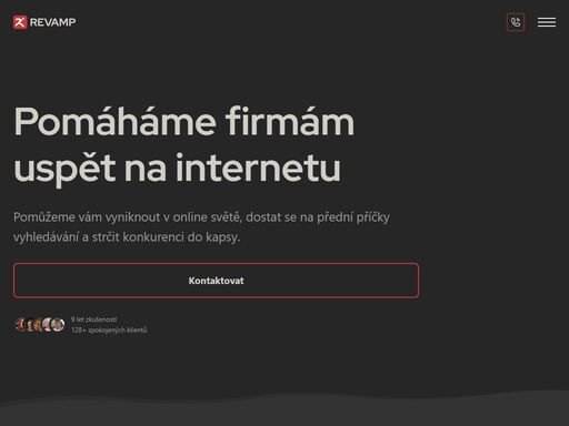 vytváříme weby, e-shopy a online reklamy, které vám přivedou nové zákazníky. spojte se s námi na 604 318 569 a posuňte své podnikání online.