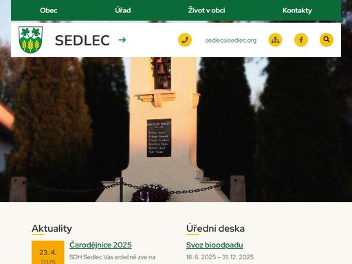 obec sedlec