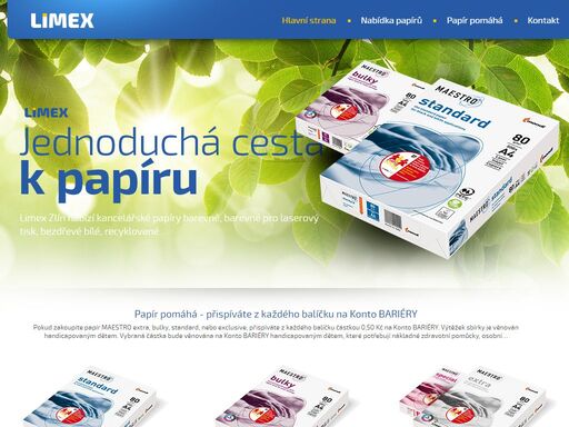 limex zlín, velkoobchod papírem. zajišťujeme import, export a kompletní distribuci papíru včetně jeho prodeje.